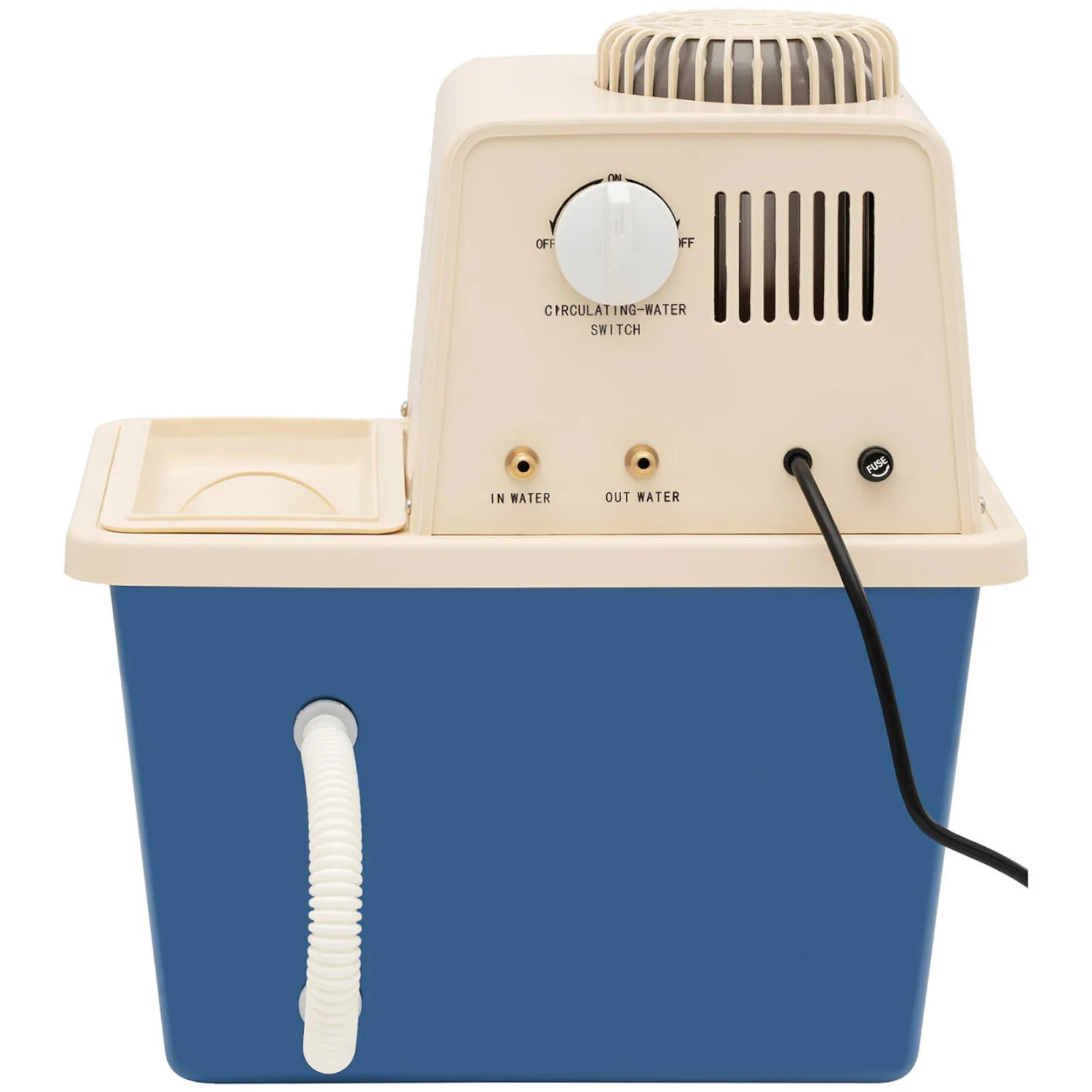 Pompă de vid de laborator cu circulație de apă, 2 valve, manometre, 15 L, 180 W 6