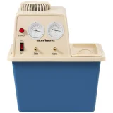 Laboratóriumi vákuumszivattyú vízkeringetéssel, 2 szeleppel, nyomásmérőkkel, 15 l, 180 W 7