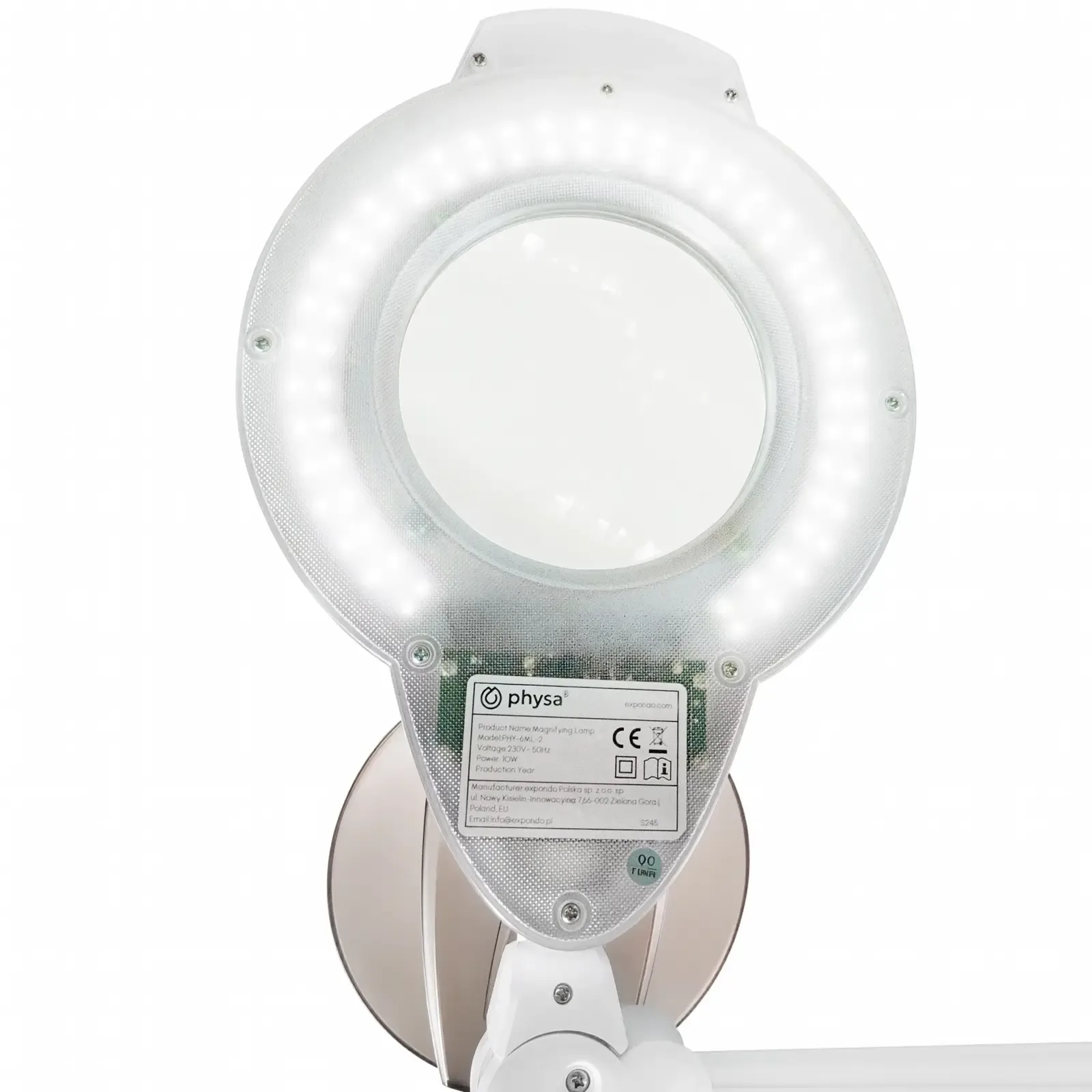Kozmetička lupa-lampa s povećalom, pokretna, 5 DPI, 72x LED 4