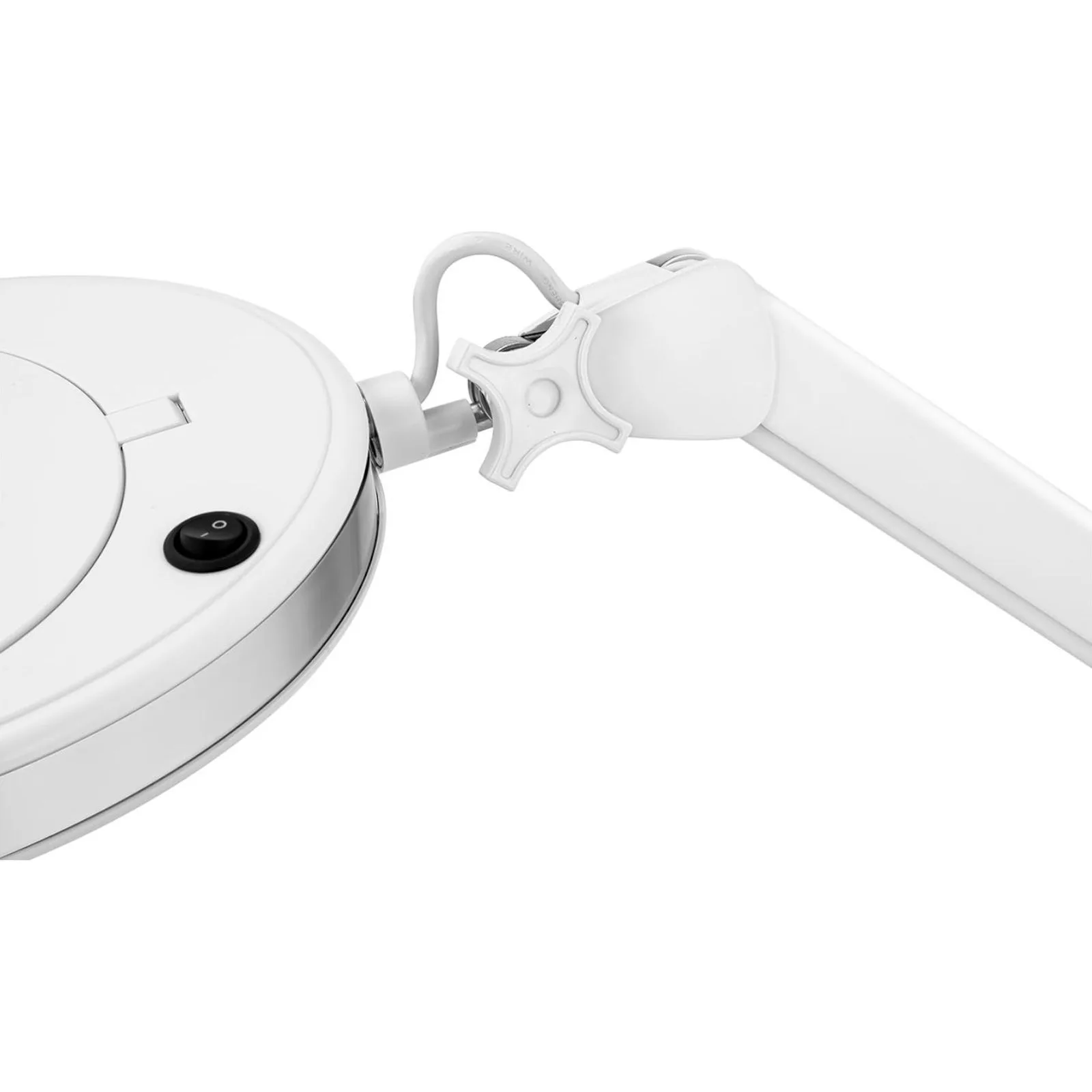 Kozmetička lampa s povećalom za stol, 5 dioptrija, 60x povećanje, LED, promjer 127 mm 3