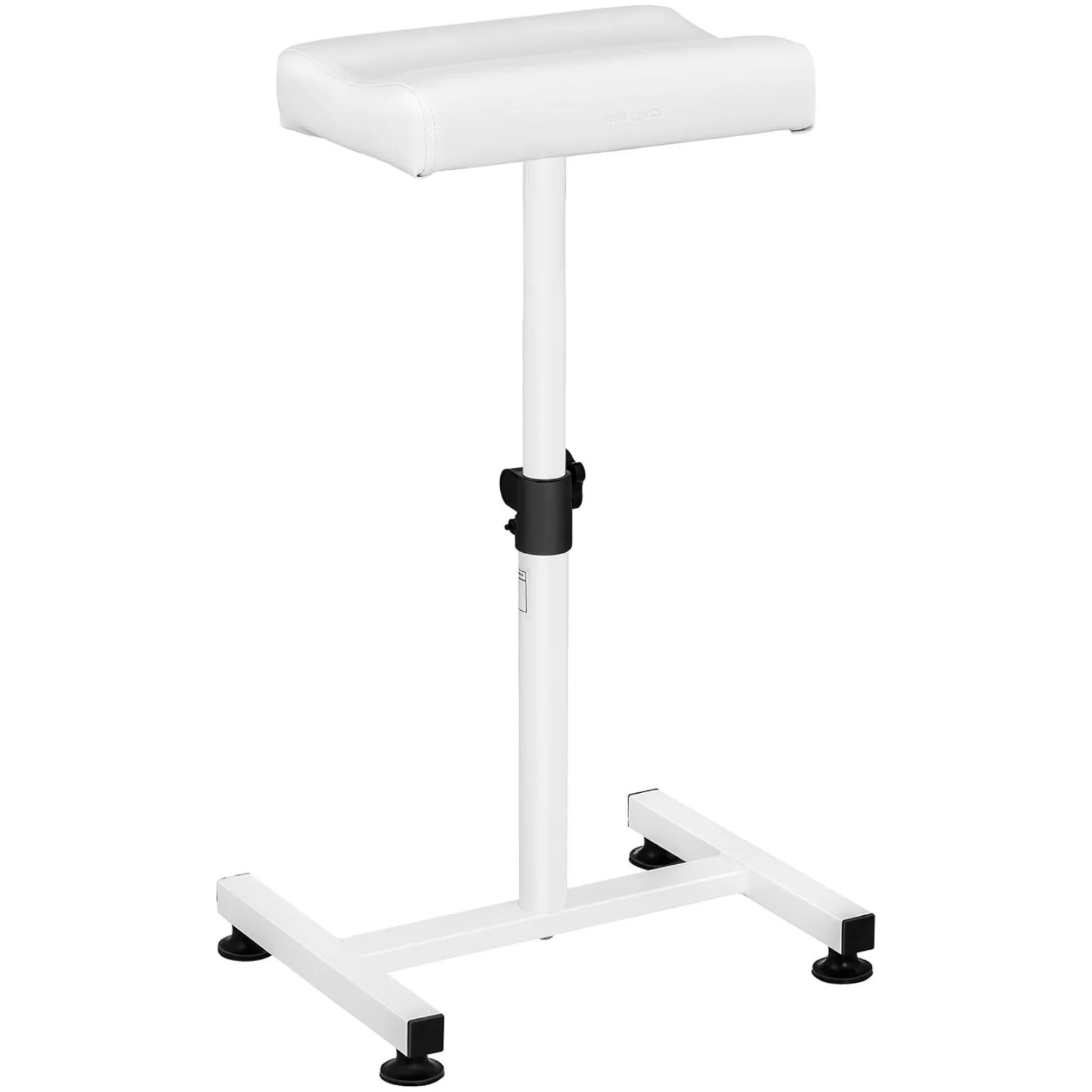 Schöne Fußstütze für die Pediküre, höhenverstellbar bis 75 cm, Belastbarkeit bis 80 kg – weiß 3