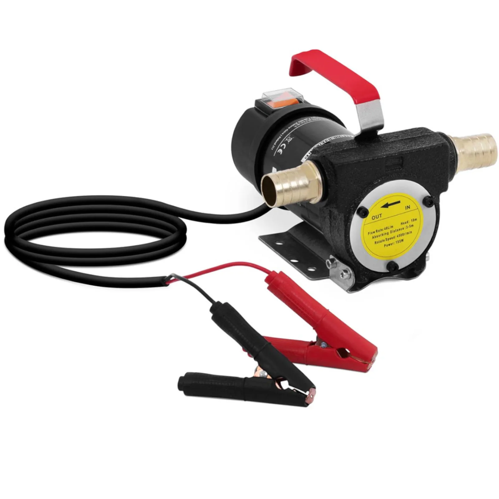 Öntöltő elektromos dízelüzemanyag-szivattyú IP55 12 V 155 W 40 l/min