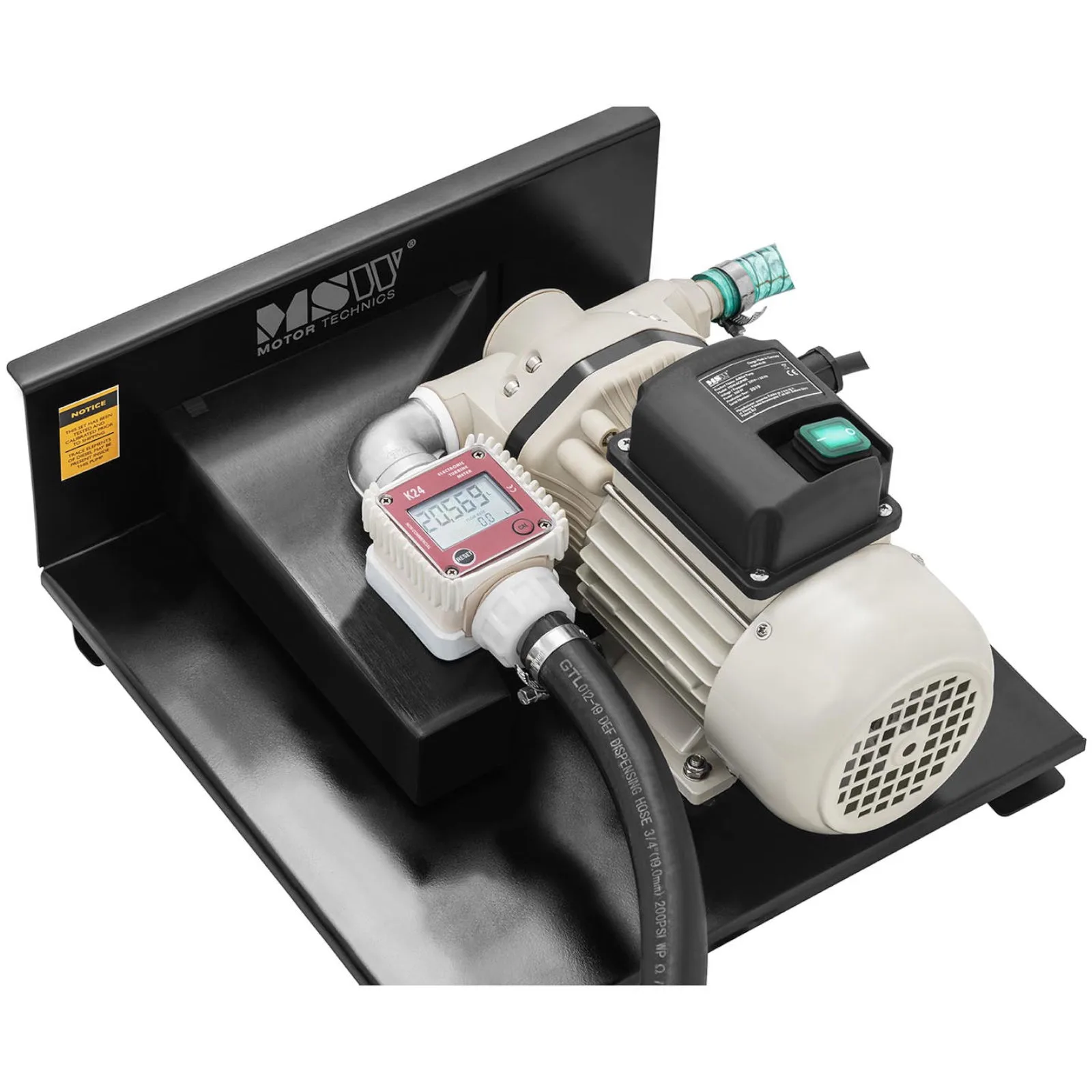 Pumpa za ureu i opasne tekućine s manometrom i crijevima, 35-45 l/min, 550 W, 230 V 3