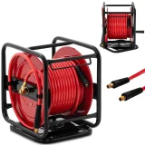 Furtun pneumatic de presiune pe tambur rotativ la 360°, 20 bar, 30 m + 1,2 m