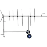Stojak wózek lakierniczy obrotowy 360 do 90 kg 6 ramion STANDARD 3
