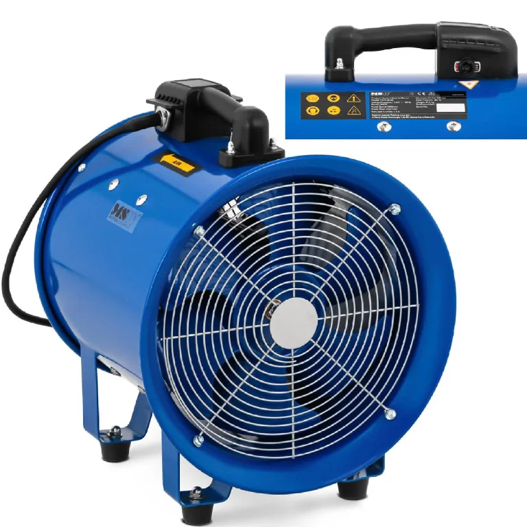 500 W-os axiális ipari ventilátor hűtéshez és légáramláshoz, 300 mm átmérőjű