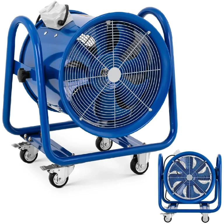 1100 W-os axiális ipari ventilátor hűtéshez és légáramláshoz, 400 mm átmérőjű