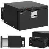 Kompresszoros hordozható hűtő lakókocsikhoz, 12/24 V DC, 35 W, 16 l