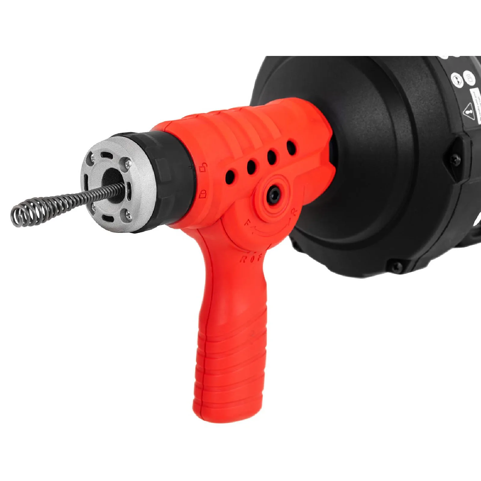 Dispozitiv electric de curățare a canalizărilor de tip tambur pentru desfundarea conductelor de scurgere, 240 W, lungime 7,5 m, diametru 15 mm 3