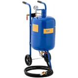 Mobil szifonos homokfúvó, nyomásszabályozással 60–125 psi, 40 l 8