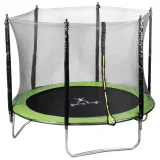 Vrtna trampolina za djecu i odrasle s vanjskom mrežom, promjer 244 cm, do 100 kg