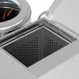 2 az 1-ben tolltépő és forrázó gép baromfihoz (csirke, pulyka), dobátmérő 55 cm, 55 l, 3,3 kW 4