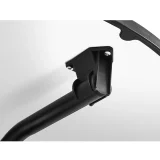 Kruhový skladací barový stôl, priemer 70 cm, výška 110 cm, čierny 4