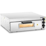 Piec do pizzy jednokomorowy z szybą 1 pizza 60 cm 230 V 3000 W 2