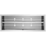 Dulap de perete pentru catering cu uși glisante, OȚEL, 160 x 45 x 60 cm 3