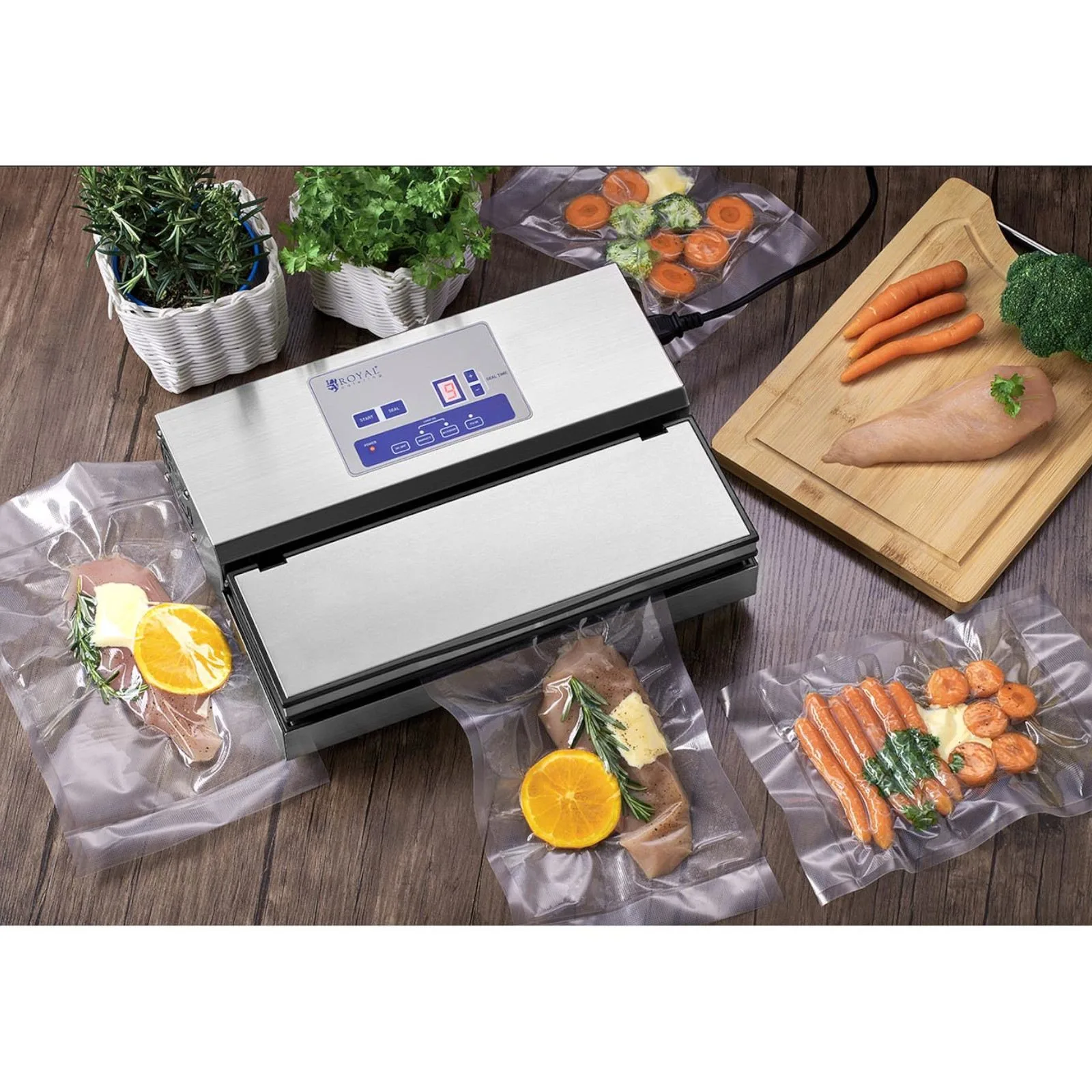 31 cm 440 W Vakuumiergerät für Lebensmittel 5