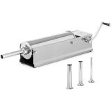 Manuelle horizontale Wurstfüllmaschine, 7 l + 4 Trichter 2