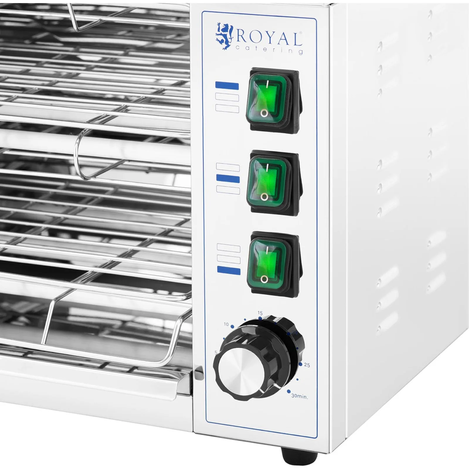 Salamander toster za sendviče na žaru, 50–300 °C, 3250 W 3