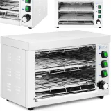 Salamander kenyérpirító grillezett szendvicsekhez, 50–300 °C, 3250 W
