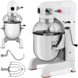 Mixer planetar cu bătătoare spiralate și vas rabatabil de 30 L, 1100 W