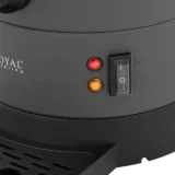 Kettős falú vízmelegítő cseppfogó tálcával, 6,1 l, 1500 W, szürke 5