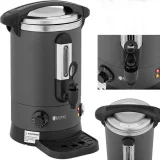 Kettős falú vízmelegítő cseppfogó tálcával, 6,1 l, 1500 W, szürke