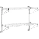 Kettős falra szerelhető drótpolc, max. 60 kg, 90 x 35 x 60 cm 2