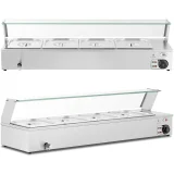 Încălzitor de alimente Bemar, încălzitor pentru bufet cu capac, 4 x GN 1/2, 2000 W