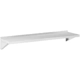 Półka ścienna wisząca kuchenna ze stali do 80 kg 150 x 40 cm 2