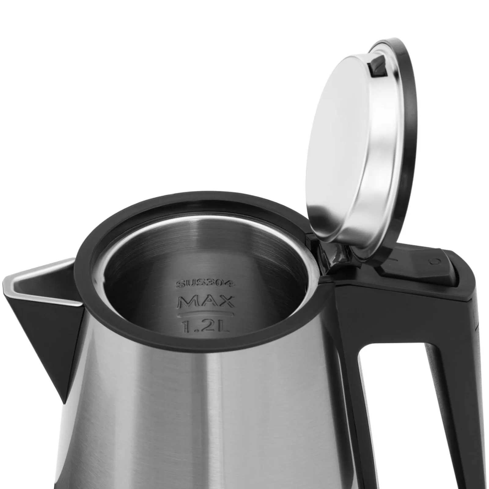 Hotelová uvítací sada: rýchlovarná kanvica s podnosom, 1,2 l, 1800 W, strieborná 3