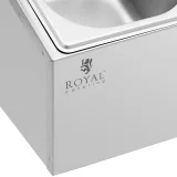 Stalak za posuđe za catering 6 x GN 1/6 11,4 L + posuđe s poklopcima 3