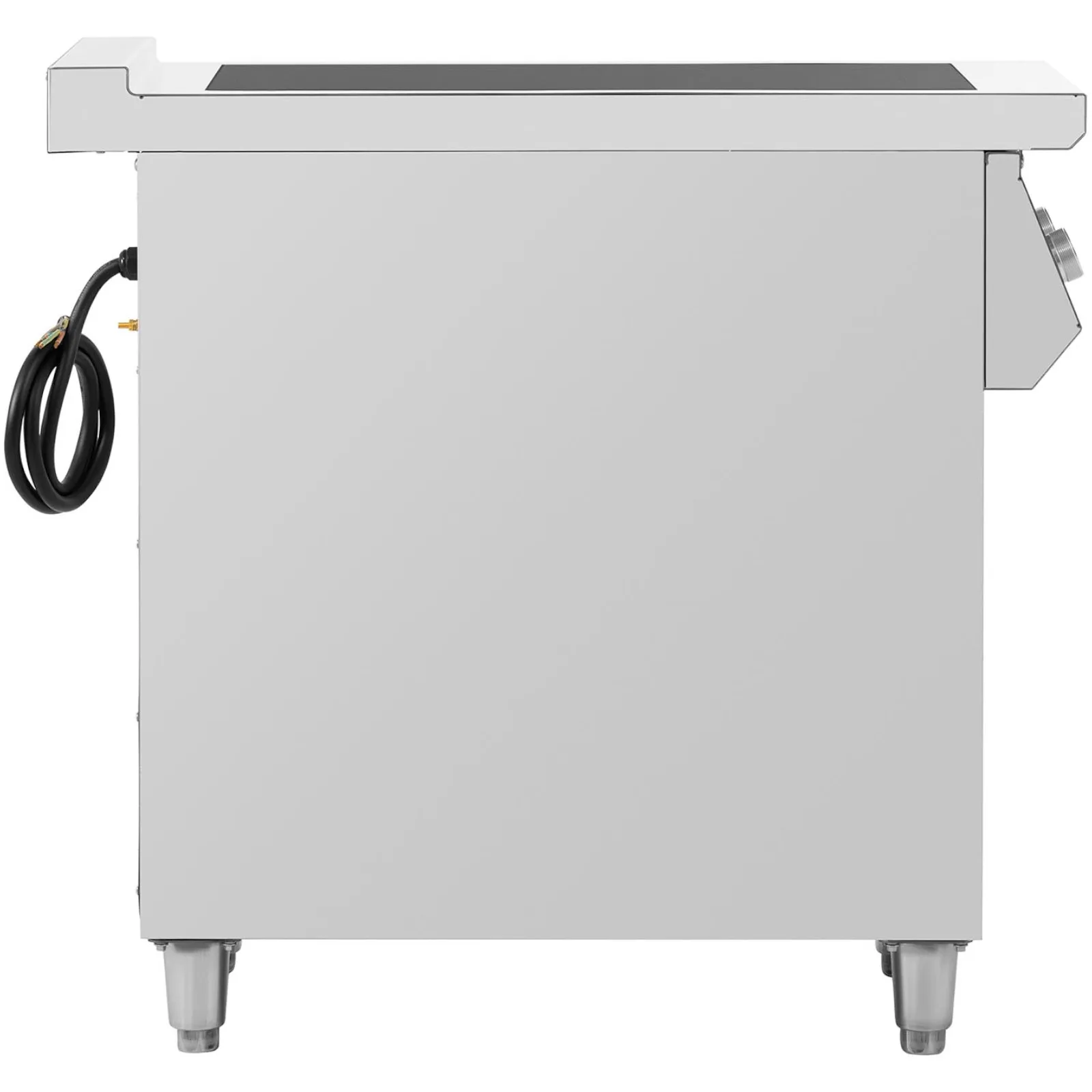 2-burner freestanding induction cooktop on an open base, 400 V, 8500 W 6