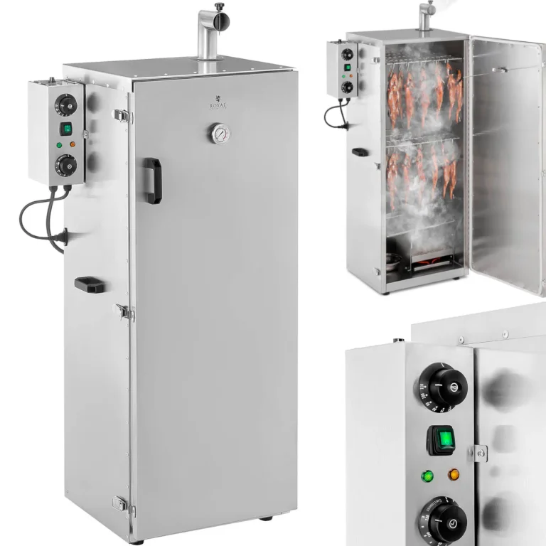 Elektromos füstölő, 8 rácsos, 147 l, 1000 W