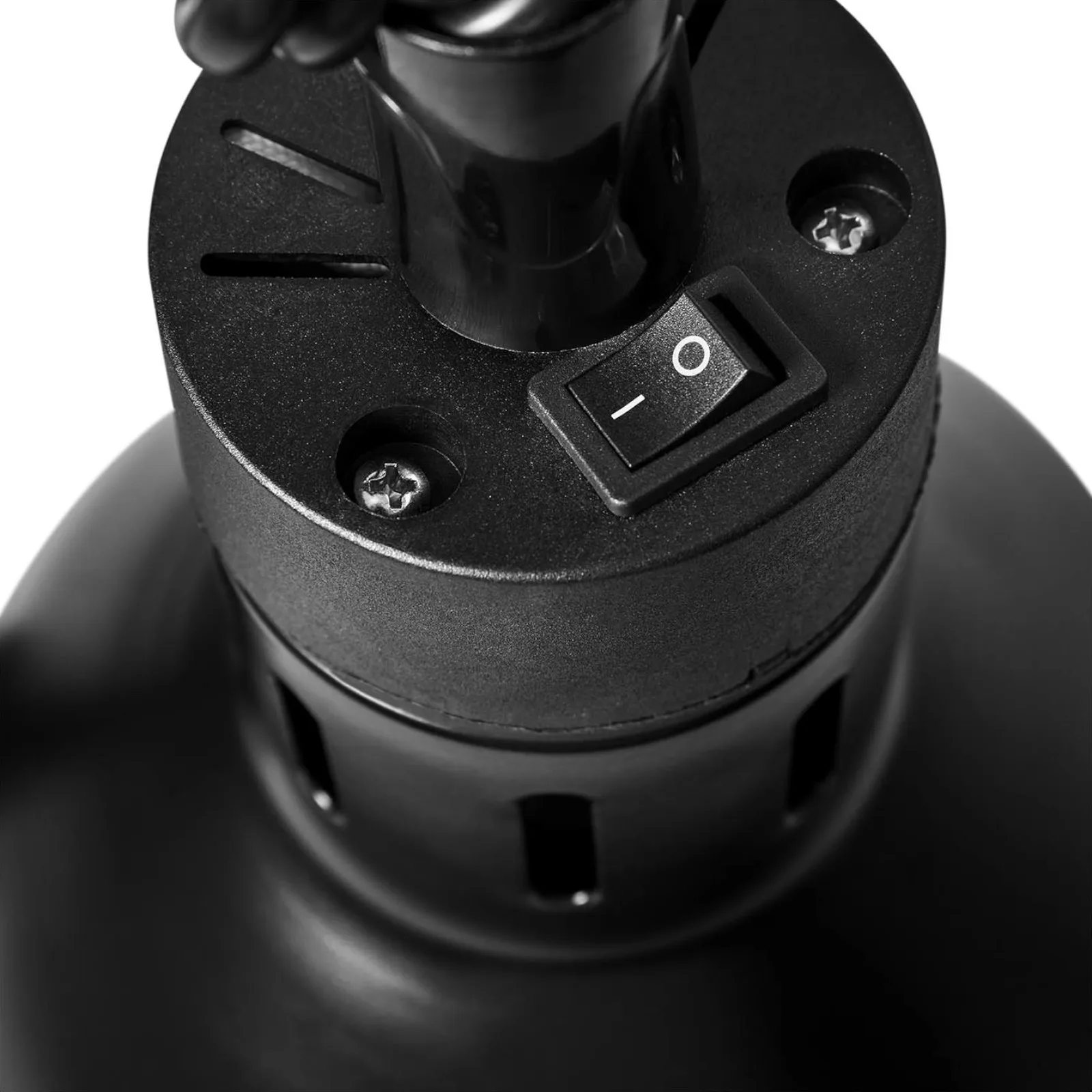 Schwarze hängende Infrarot-Speisenwärmelampe (IR), 17 cm Durchmesser, 250 W 3