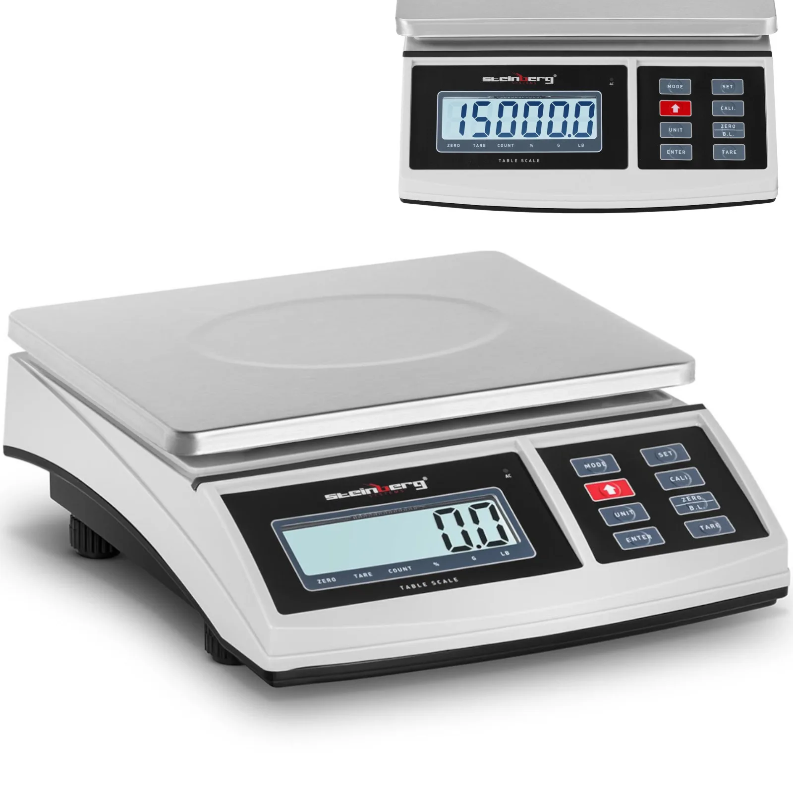 LCD 15 kg / 0,5 g-os postai mérleg levelekhez és csomagokhoz