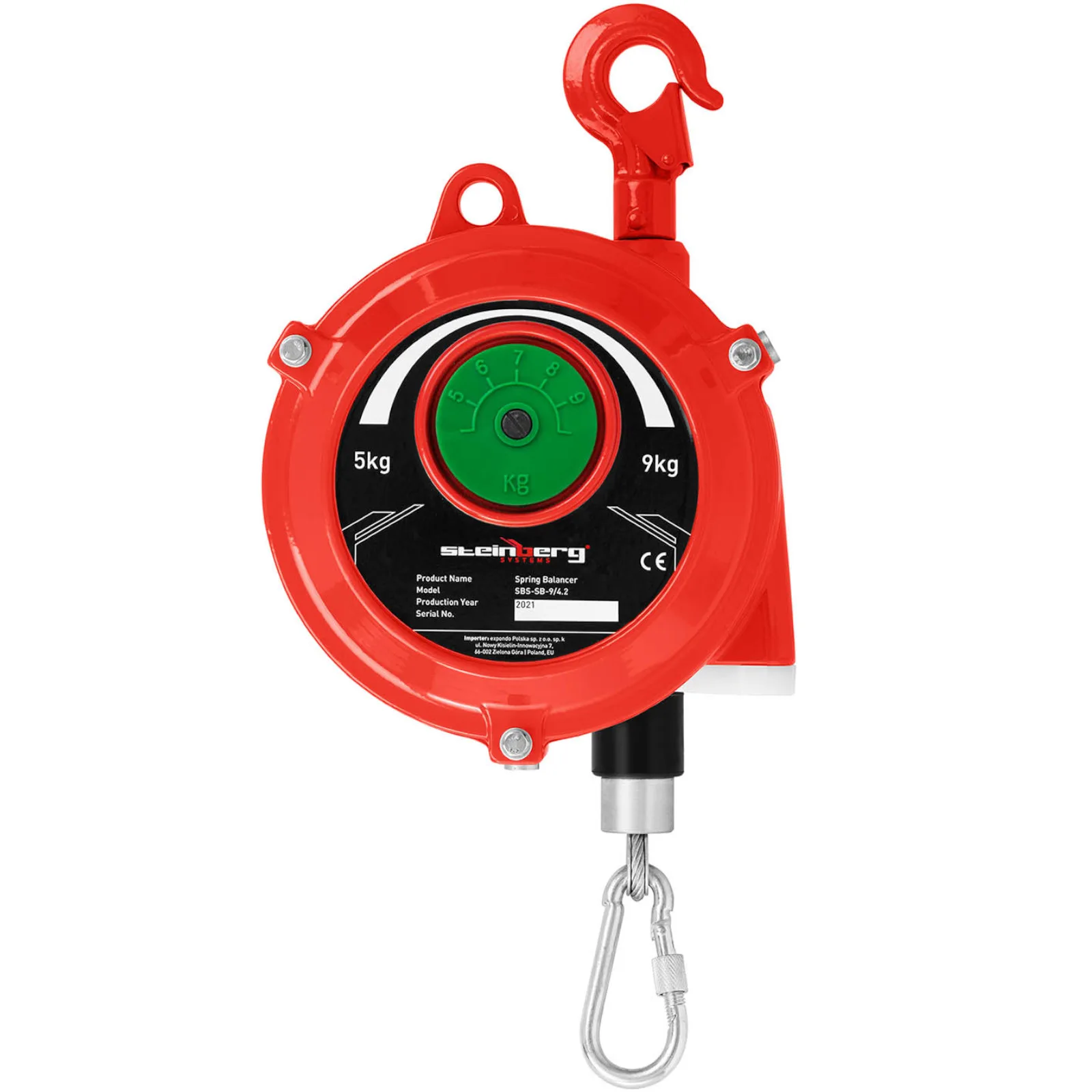 Echilibrator cu cablu cu arc pentru unelte cu greutatea de 5–9 kg, 1,3 m 3
