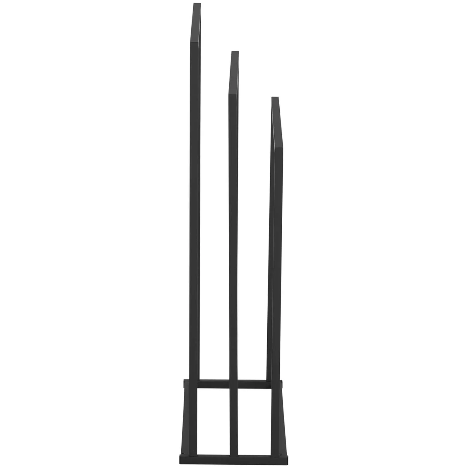Önálló padlótörülköző-tartó 3 törülközőhöz, ACÉL, 55 x 21,5 x 84 cm, sötét szürke 4