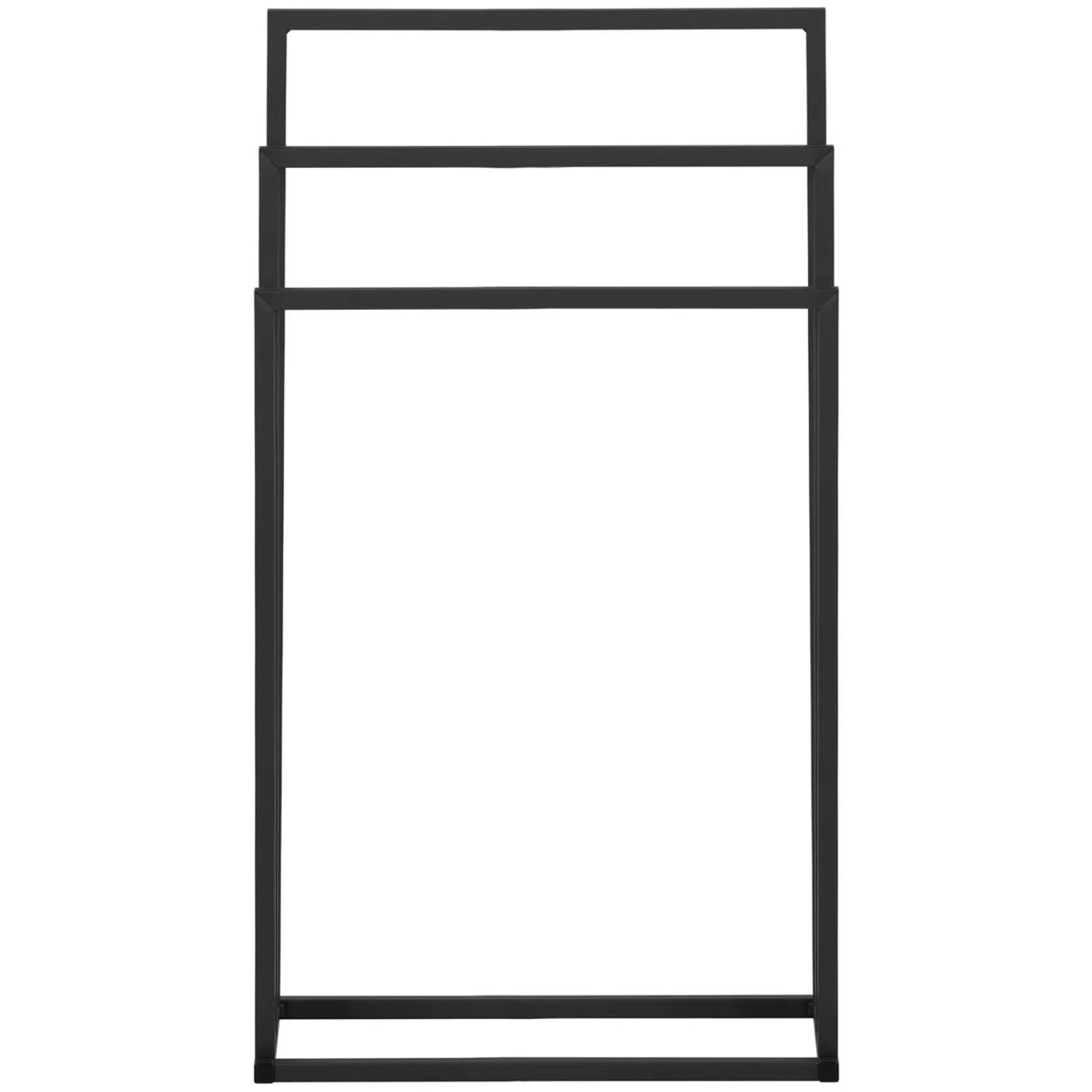 Suport de prosoape independent, montat pe podea, pentru 3 prosoape, OȚEL, 45 x 21,5 x 84 cm, gri închis 6