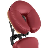 Montpellier Red tragbarer, klappbarer Tattoo-Massagesessel, bis zu 130 kg, rot 5