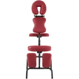 Montpellier Red tragbarer, klappbarer Tattoo-Massagesessel, bis zu 130 kg, rot 6