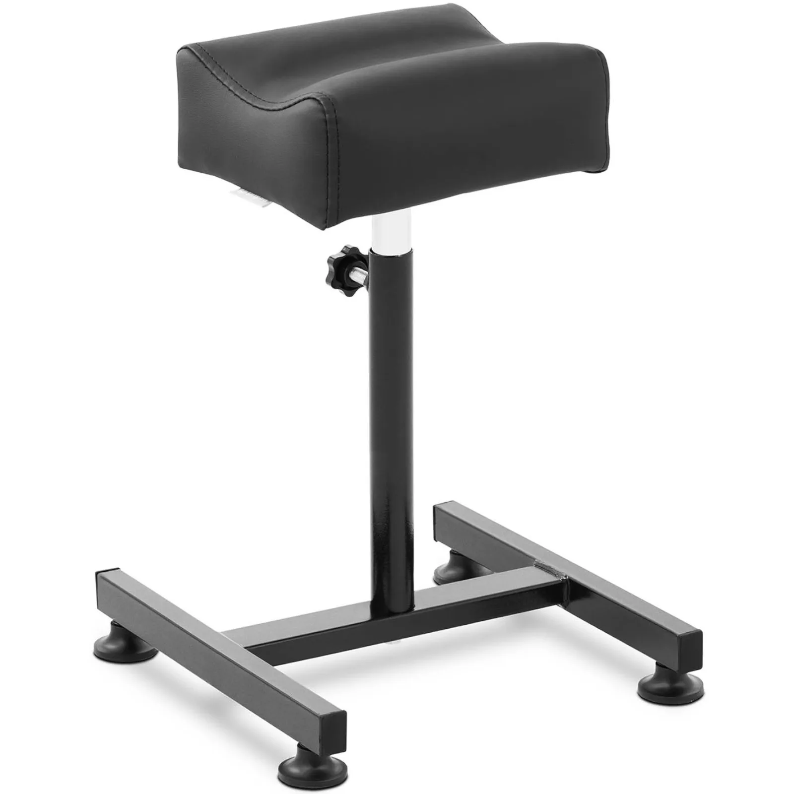 Szépségápolási lábtartó pedikűrhöz, magassága 67 cm-ig állítható, teherbírása 80 kg - fekete