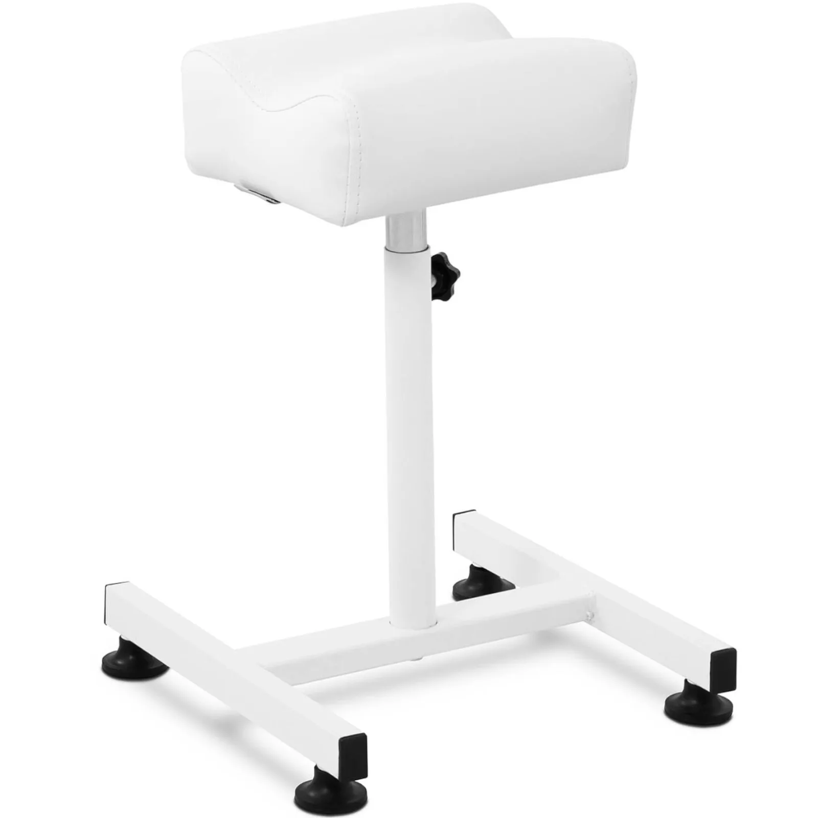 Szépségápolási lábtartó pedikűrhöz, magassága 67 cm-ig állítható, teherbírása 80 kg - fehér