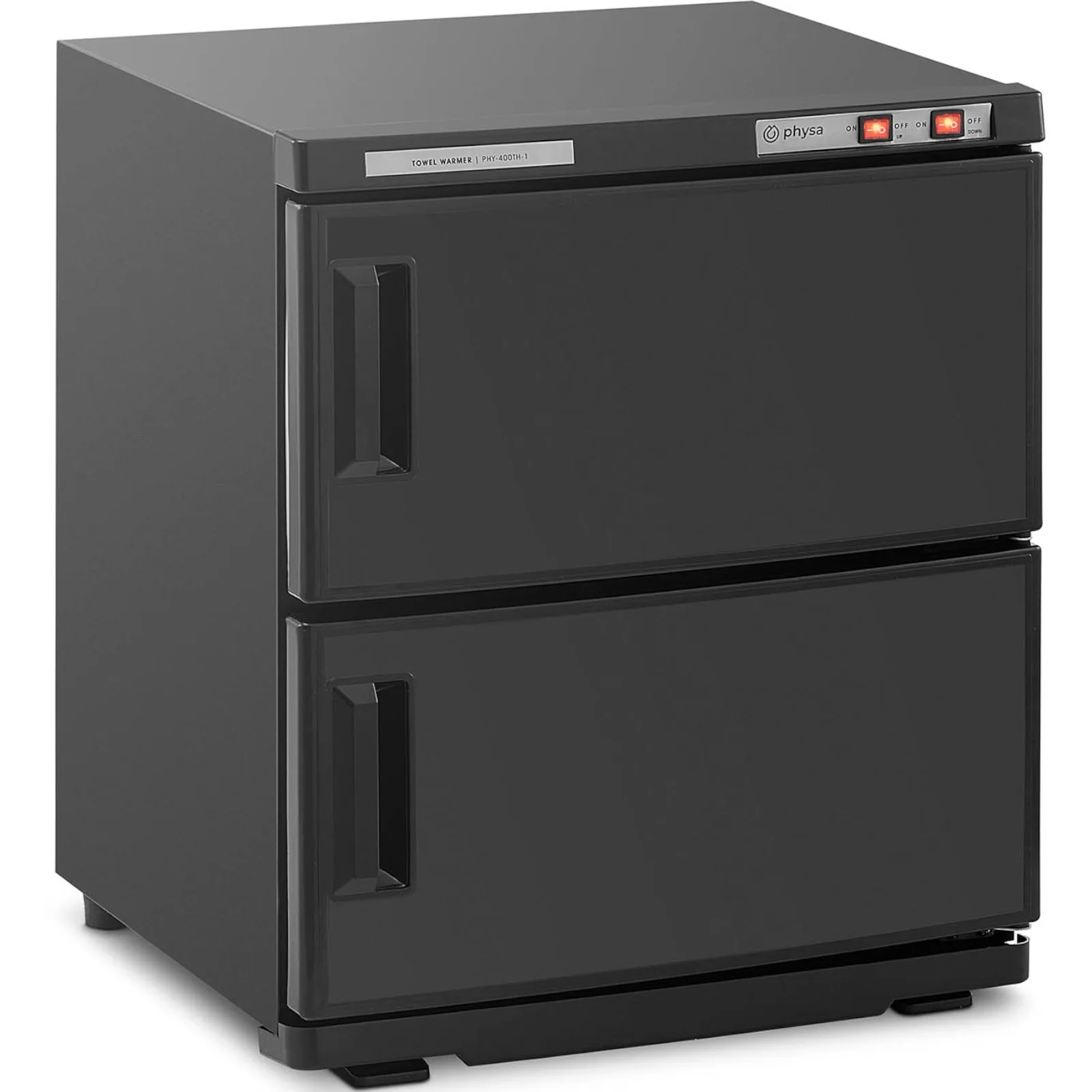Törülközőmelegítő UV-sterilizálással, 32 l, 450 W, fekete
