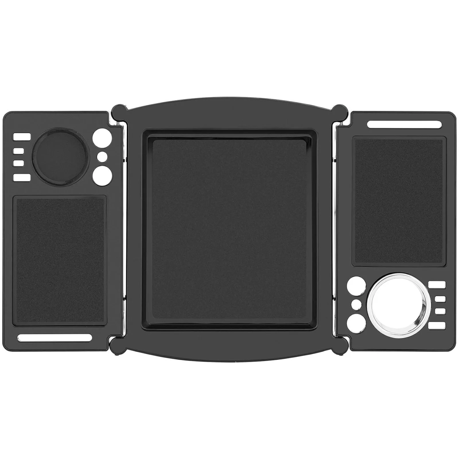 Cărucior auxiliar pentru coafură cu suport pentru uscător de păr, 6 sertare, raft, 420 x 390 mm 6