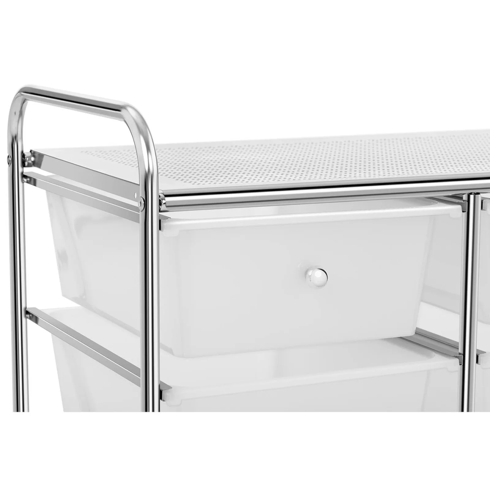 Kolica za organizaciju kozmetike u kupaonici s 6 ladica, do 38 kg, 63 x 37,5 x 63 cm 3