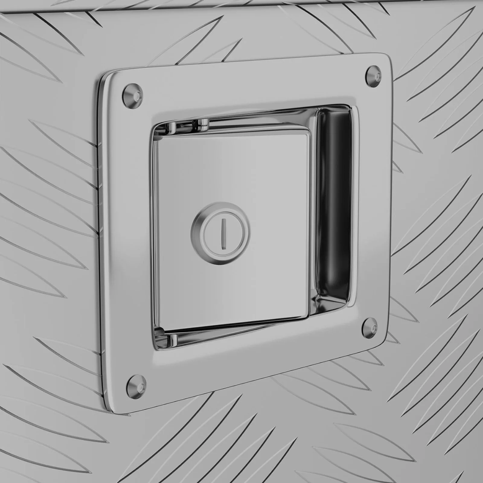 Cutie de scule din aluminiu cu încuietoare, 150 L, 124 x 38,5 x 38,5 cm 5
