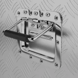 Lokiriva aluminijska transportna kutija za alate, 150 L, 124 x 38,5 x 38,5 cm 6