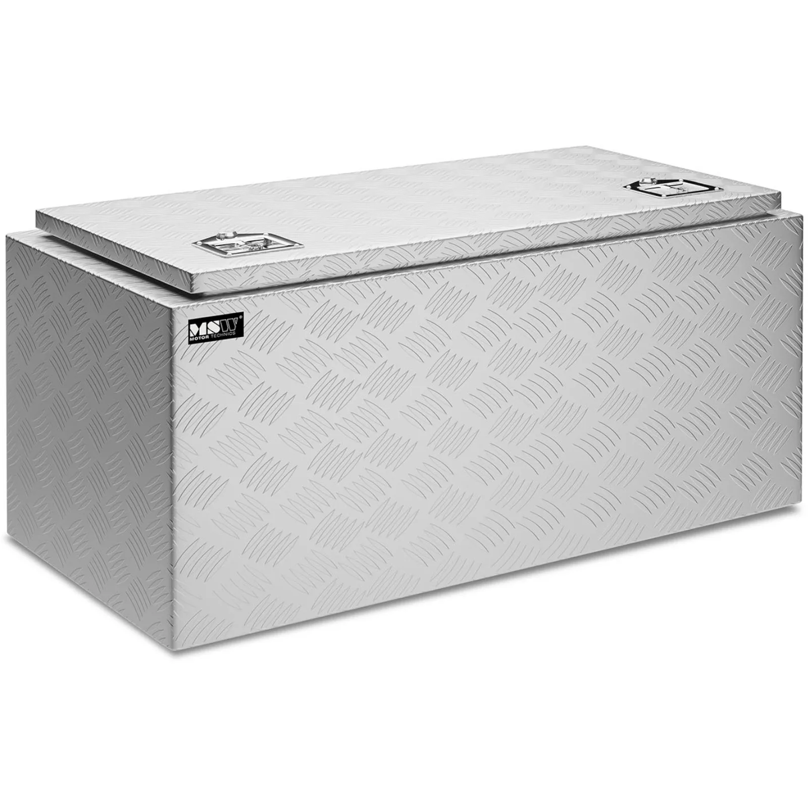 Cutie de scule din aluminiu cu încuietoare, 119 L, 91 x 45 x 44,5 cm 2