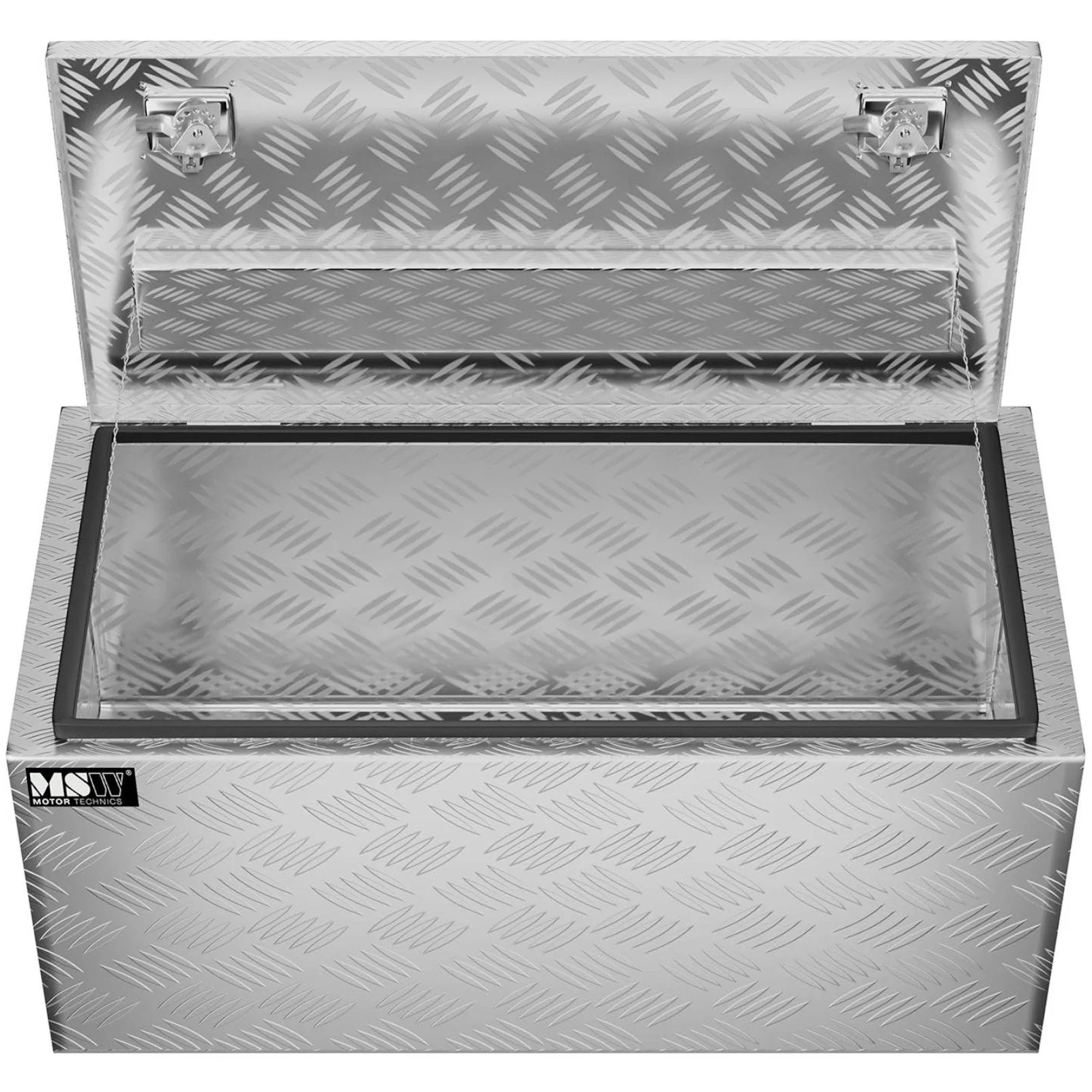 Cutie de scule din aluminiu cu încuietoare, 119 L, 91 x 45 x 44,5 cm 6