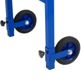 Suport de vopsire pentru jante, 4 suporturi rotative, 2 roți, mâner 5